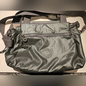 Kipling Silver metallic crossbody